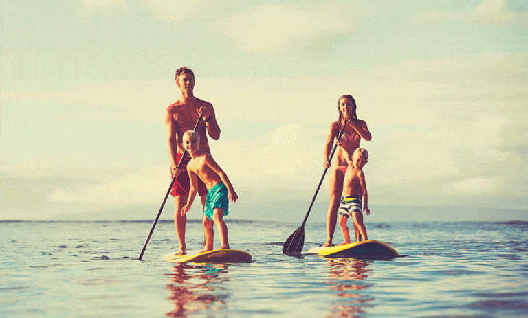 ¿Puedes levantarte con la tabla de paddle surf en cualquier lugar?