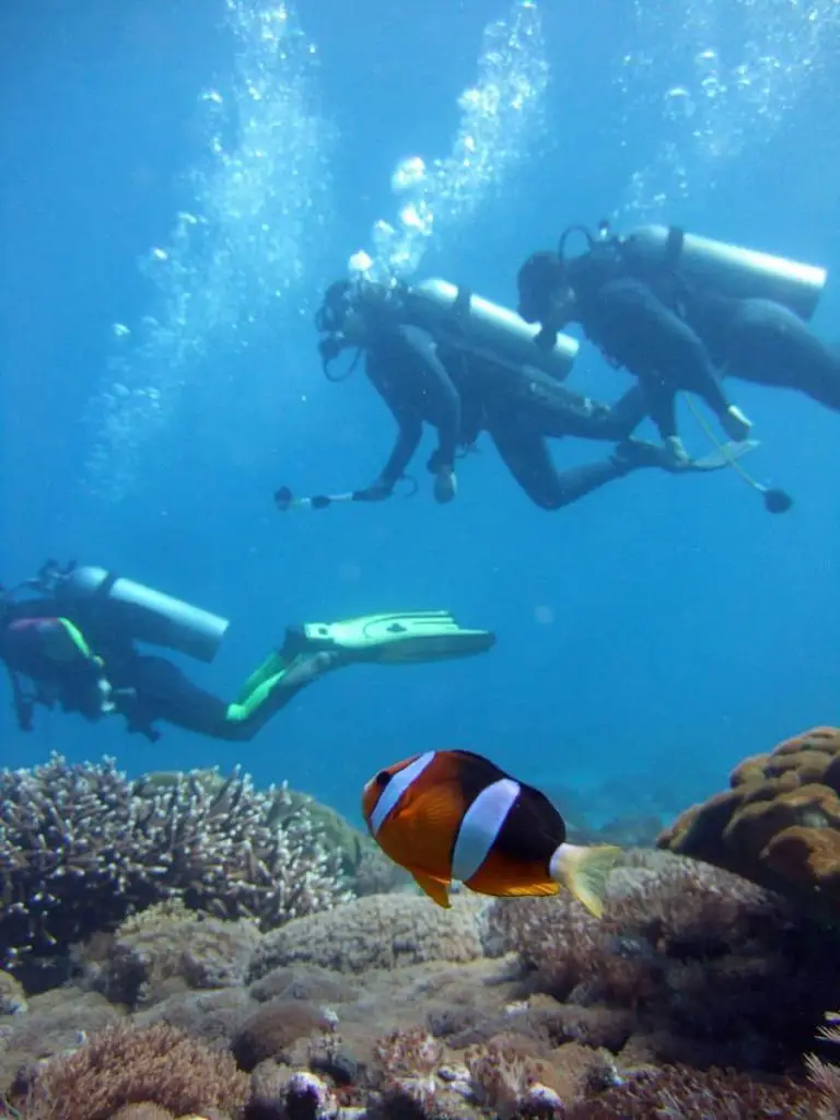 ¿Se puede cambiar un tanque de buceo bajo el agua?